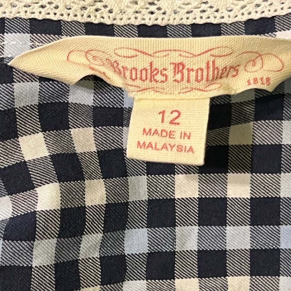 Brooks Brothers Women's Gingham Button Down Shirt - Picture 12 of 16